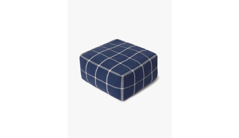 Lorena Canals Istuinpuf Geo Block, Blue