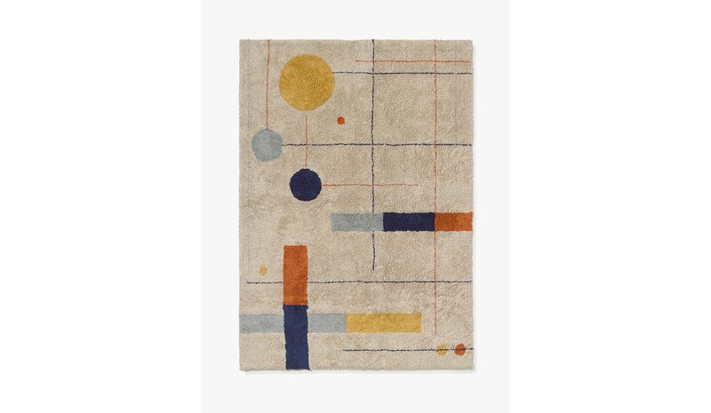 Lorena Canals Pestävä Matto Geometriset Muodot 140x200