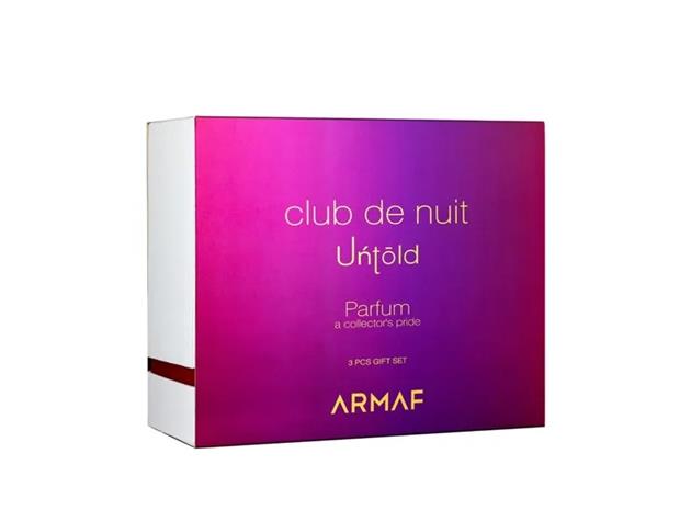 Armaf Club de Nuit Untold EDP 105 ml + DST 75 g + BL 100 ml (unisex)
