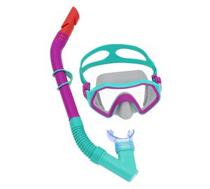 Bestway 24025 violetti ja turkoosi snorkkelisetti