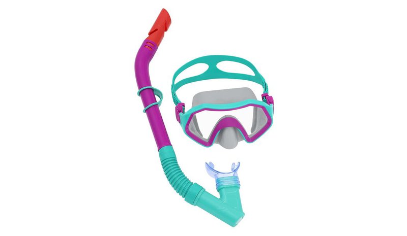 Bestway 24025 violetti ja turkoosi snorkkelisetti