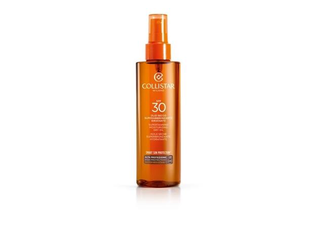 Sun Body Lotion Collistar Supertanning Moisturizing Dry Oil SPF30, 200ml