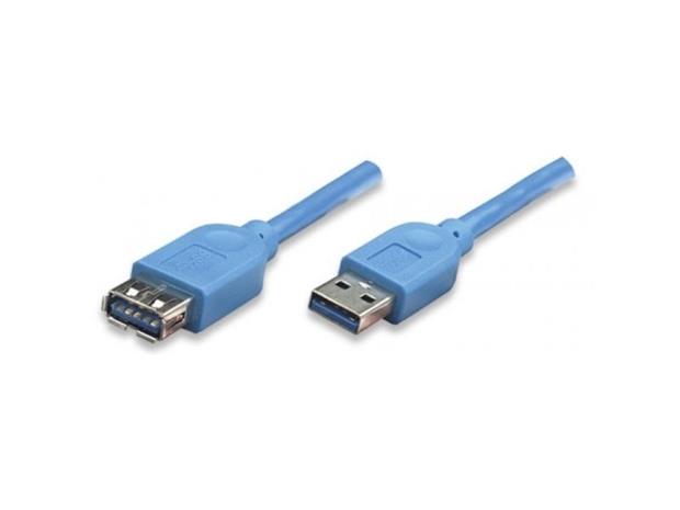 IC INTRACOM TECHly - USB extension cable - USB Type A to USB Type A - 1 cm