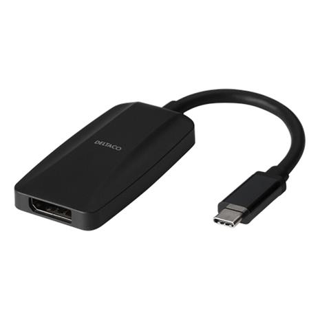 DELTACO USB-C - DP adapter USB-C ha DP ho 7680x