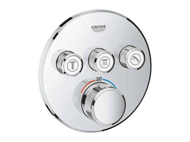 Grohe Grohtherm smartcontrol thermostat for concealed installation