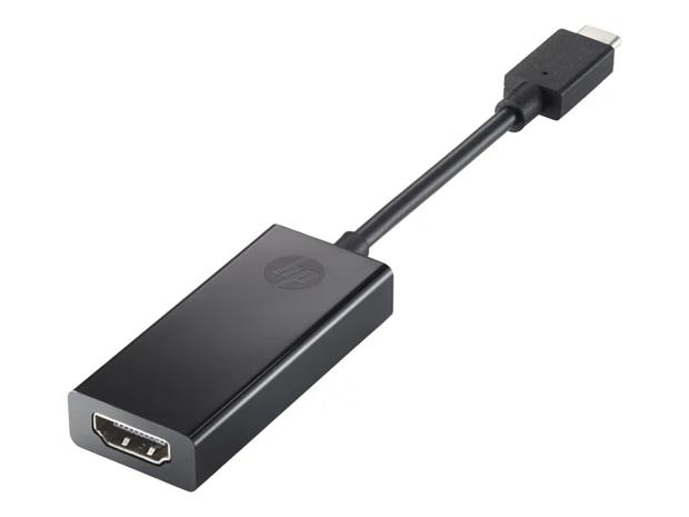 HP USB-C to HDMI Adapter, Black