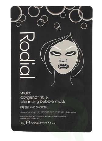 Rodial Snake Oxygenating & Cleansing Bubble Sheet Masks 4 kpl