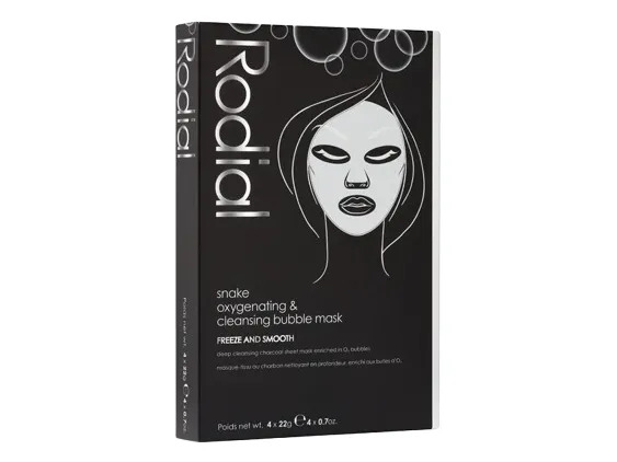 Rodial Snake Oxygenating & Cleansing Bubble Sheet Masks 4 kpl