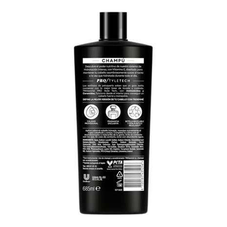 Kosteuttava shampoo E-vitamiinilla Intensa Hidratacion TRESemmé 685 ml