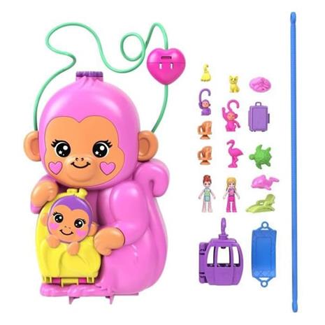 Wearable Monkey Compact Polly Pocket