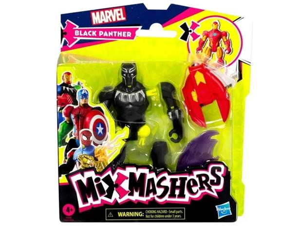 Hasbro Marvel Mixmashers - Black Panther Figure 12cm