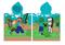 minecraft-lasten pyyhe, 50 x 115 cm – kuva 3