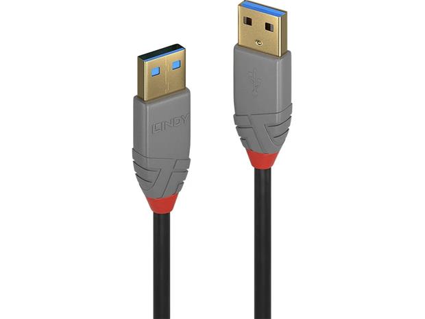 Lindy Anthra Line - USB cable - USB Type A to USB Type A - 5 m