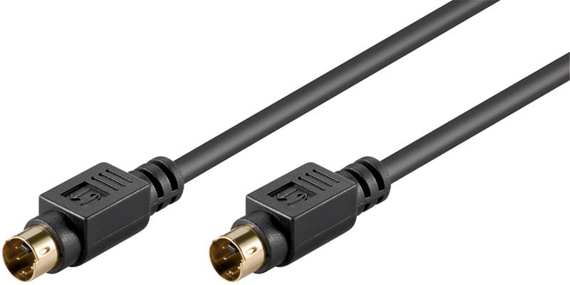 Pro S-Video connector cable single shielded
