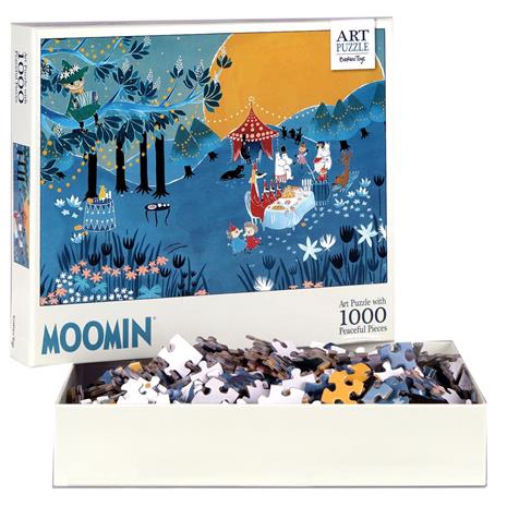 Muumi sininen 1000p taidepalapeli