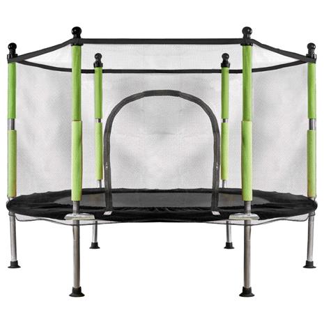 Trampoliini suojatulla verkolla - 140 cm