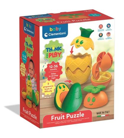 Clementoni Baby Stacking Fruit 12pcs.