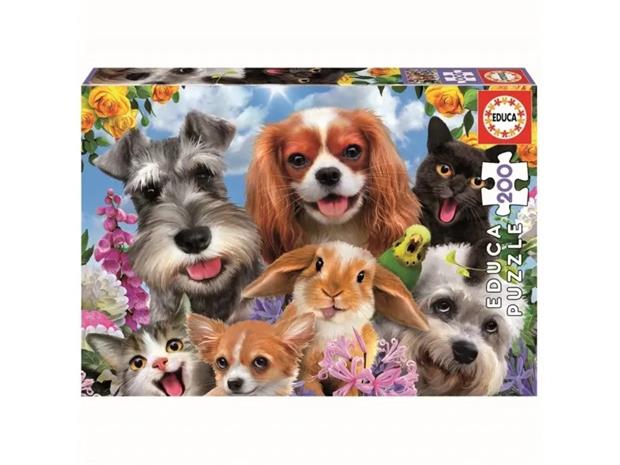 Educa Puzzle Educa 200 Selfie Pet Parade – kuva 5/5