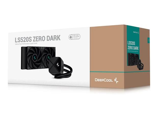 DeepCool LS520S ZERO DARK - CPU Vesijäähdytys - Max 33 dBA