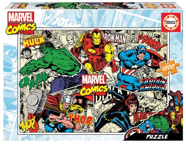 Educa - 1000 pcs, Marvel Comics (80-18498)