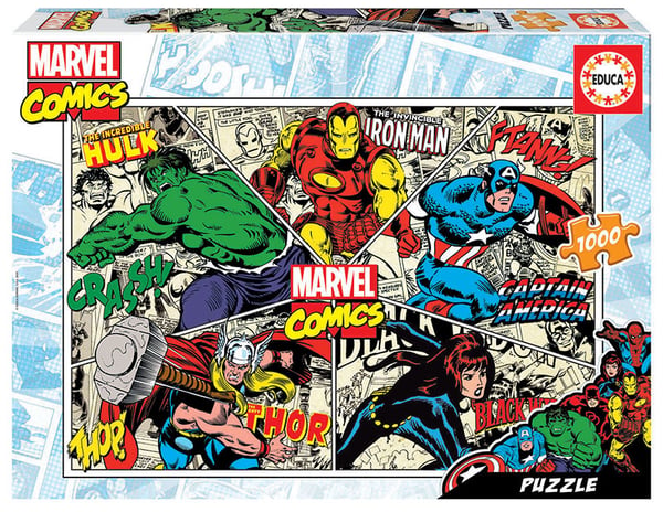 Educa - 1000 pcs, Marvel Comics (80-18498)