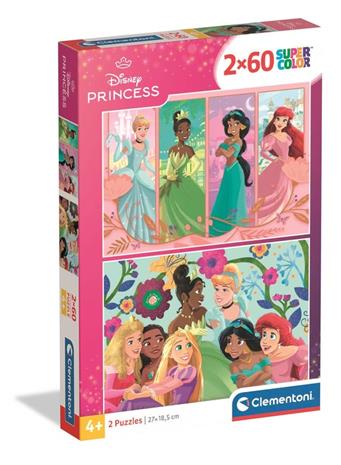 Palapeli 2x60 Super Color Prinsessa
