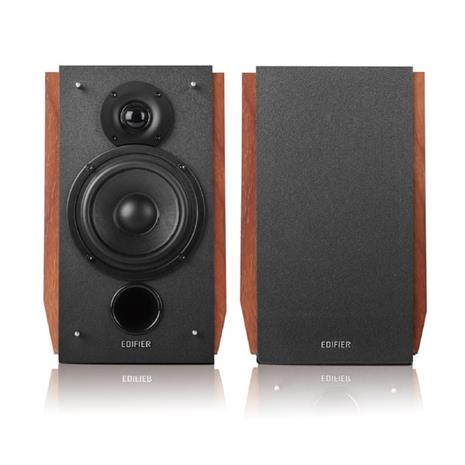 Edifier R1700BTS - 4" Bluetooth Bookshelf Speakers - 66W - Brown