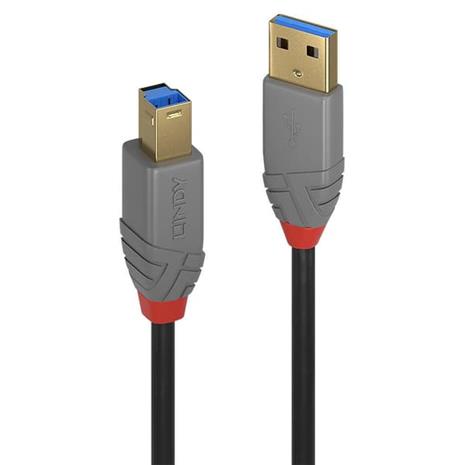Lindy Anthra Line - USB cable - USB Type A to USB Type B - 50 cm – kuva 2/5