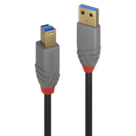 Lindy Anthra Line - USB cable - USB Type A to USB Type B - 50 cm – kuva 3/5