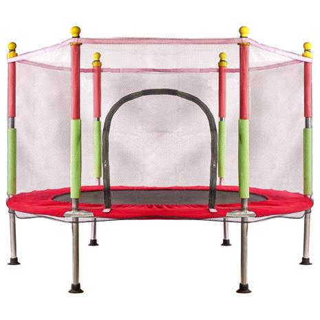 Trampoliini turvaverkolla - 140 cm – kuva 1/2