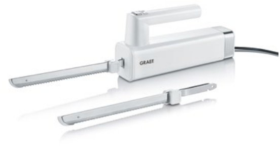 Graef elektrisk kniv, vit