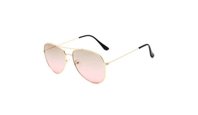 Aurinkolasit lentäjä Lady Gold Pink