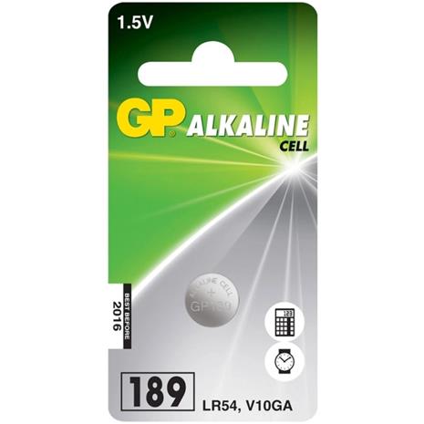 GP Batteries – LR54 Alkaline Coin, 1 Pack (B) (102004)