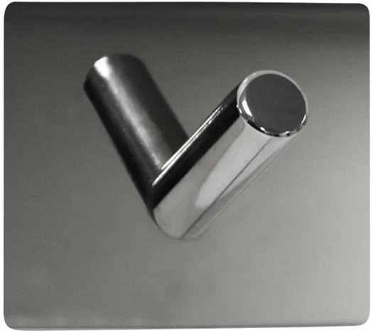Home>it Self-Adhesive Single Hook 4 x 4 cm Chrome