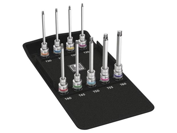 Hylsysarja Wera 8767 C HF 3; 1/2''; T20-T60; 9 kpl.