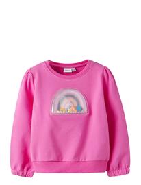 name it Nmfdottana Ls Sweat Unb - Pink - 116