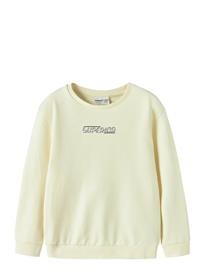 name it Nkmdigu Ls Nreg Sweat Unb - Cream - 158-164
