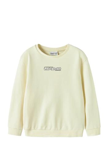 name it Nkmdigu Ls Nreg Sweat Unb - Cream - 158-164