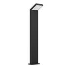 EGLO Grottazzolina 80cm 10W LED 3000K 1280lm IP65 musta ulkopylväsvalaisin