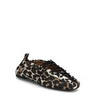 Ganni Lace Up Ballerina Denim Print - Brown - 41