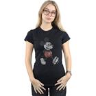 Disney naisten/naisten kävelevä Mikki Hiiri puuvillainen T-paita