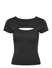 Weekday Bolero Short Sleeve Top - Grey - XL