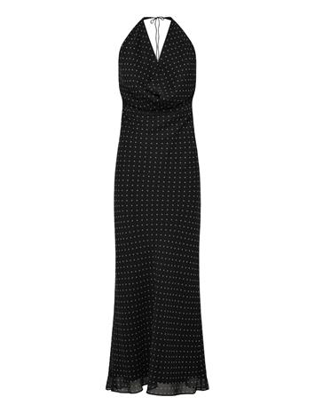 ROTATE Chiffon Halterneck - Black - 42
