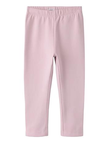 name it Nmfdavina Solid Swe Legging Bru - Pink - 116