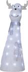 Star Trading Flamme Soft 17,5 cm IP44 ruskea LED-kynttilä