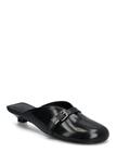 Ganni Sue Kitten Heel Mule Box Oleatex - Black - 40