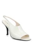 TOTEME Leather Contour Sandals - White - 41