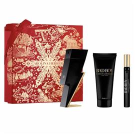 Carolina Herrera Bad Boy Eau De Toilette Spray 100ml Set 3 Pieces