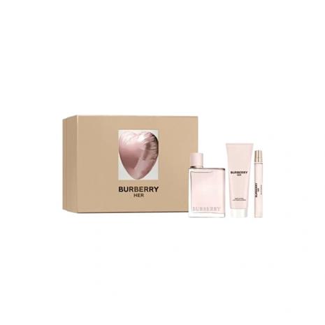 Burberry-set: Her Eau De Parfum (100 ml) + Her Eau De Parfum (10 ml) + Her återfuktande body lotion (75 ml)