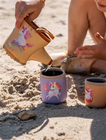 Filibabba - Neoprene bath toys – Unicorn activity cups (FI-04001) – kuva 3/4